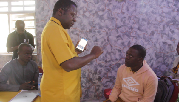 le représentant de Arcep Bénin présente l