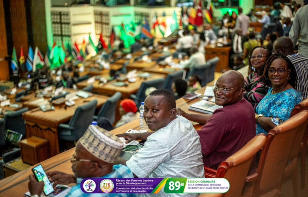 Dakar, octobre 2026 : JAIE parmi les 40 organisations invitées par le RFLD à la 89e session de la CADHP ok1