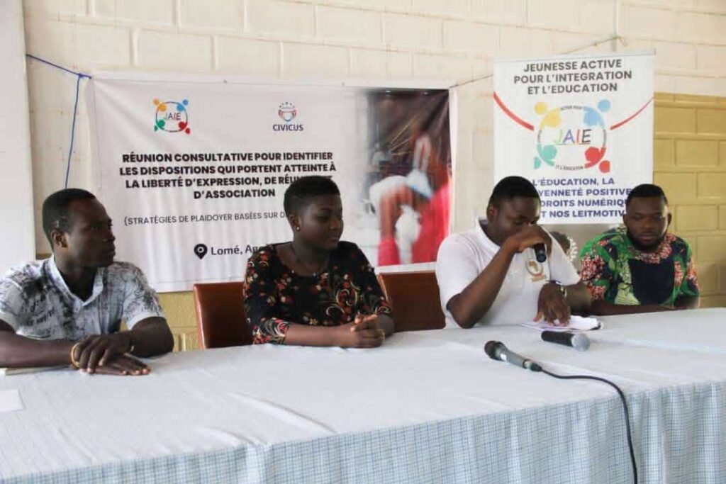 Initiatives en faveur de la liberté d'expression et d'association à Lomé 491419435 1176996817804593 6984391775918242889 n